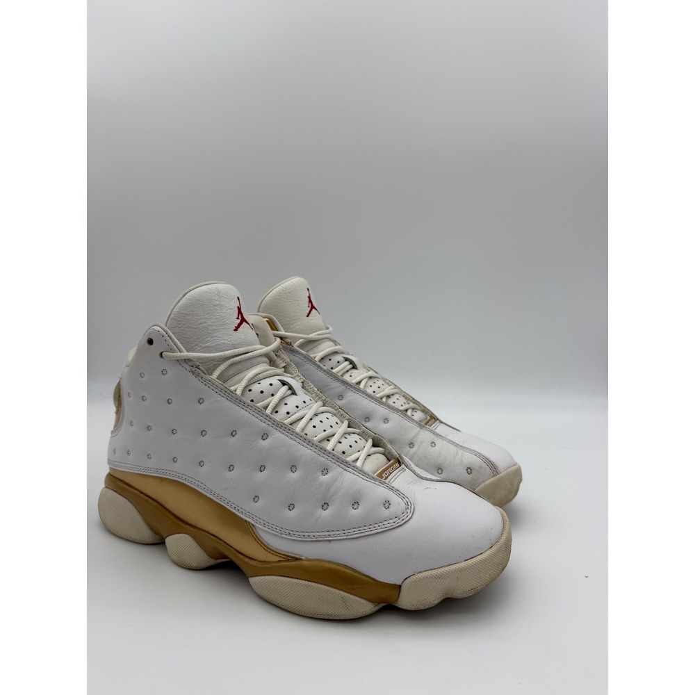 Air Jordan 13 Retro DMP Finals Pack White Metallic Gold 414571-135 Womens 11.5